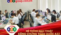 Dịch Thuật Công Chứng Tiếng Hàn Tại A2Z Huyện Đông Hưng – Uy Tín, Nhanh Chóng, Chất Lượng
